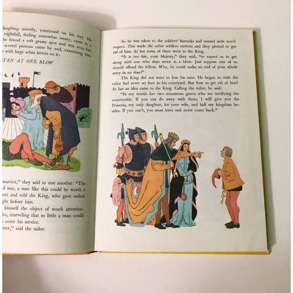 Vtg Double Book Babar The King and Grimms Fairy Tales Dandelion Library - Picture 16 of 16